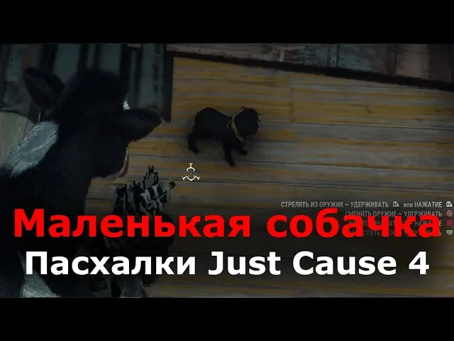 Пасхалки Just Cause 4 - Маленькая собачка