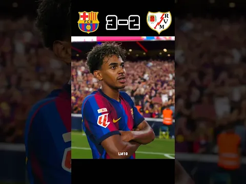 Lamine Yamal is Back 🔥 Barcelona vs Rayo Vallecano 5-2 | Supercopa 2026 #shorts #football