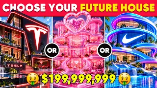 Would You Rather - Build Your FUTURE Billionaire Dream House 2.0 🚀🏡💎🤑 Daily Quiz