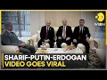 Lagu Pakistan PM's Meeting With Putin \u0026 Erdogan Goes Viral, Sharif's Conduct Draws Online Backlash | WION