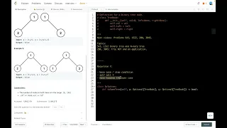 leetcode 100 Amazon Google LinkedIn Microsoft Interview Question Same Tree - recursion