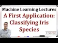 A First Application Classifying Iris Species