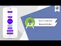 How to Implement Material Button in Android Studio MaterialButton Android Coding