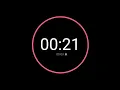 21 Second Countdown Timer iPhone Timer Style
