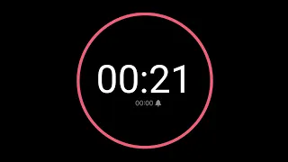21 Second Countdown Timer iPhone Timer Style
