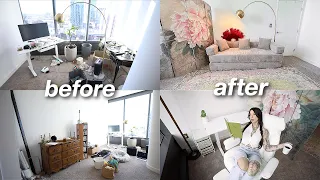 my new office makeover & organization | productive vlog