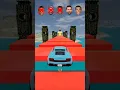 Download Lagu CR7 vs Messi vs Benzema vs Mbappe vs Impossible Road - Beamng.Drive #shorts