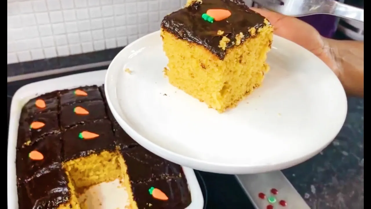 BOLO FOFINHO E FACIL DE CENOURA E CHOCOLATE NA LIQUIDIFICADORA