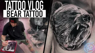 5 HOURS BEAR TATTOO SHOP VLOG TICTATTS