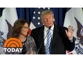 Donald Trump Sarah Palin Could Play A Position In Administration TODAY