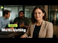 Multi-voting narrow 50 ideas to the strongest ones