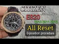 Citizen Eco-Drive E820 All Reset Calibrate 0-position procedure Works for E810 E811 E812