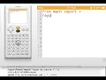 numworks - un programme en python