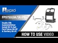 Aerpro FP9750 PB - Double Din Install Kit to suit Ford Falcon and Territory