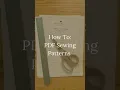 How to print and assemble PDF sewing patterns