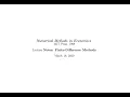 Finite-difference ODEs Ken Judd Numerical Methods in Economics Lecture 9