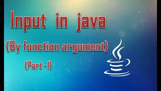 Input in java By Function Argument Part 1