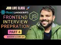 Frontend Developer Interview Q A Part 4 LIVE React JS HTML CSS Full Preparation 2025