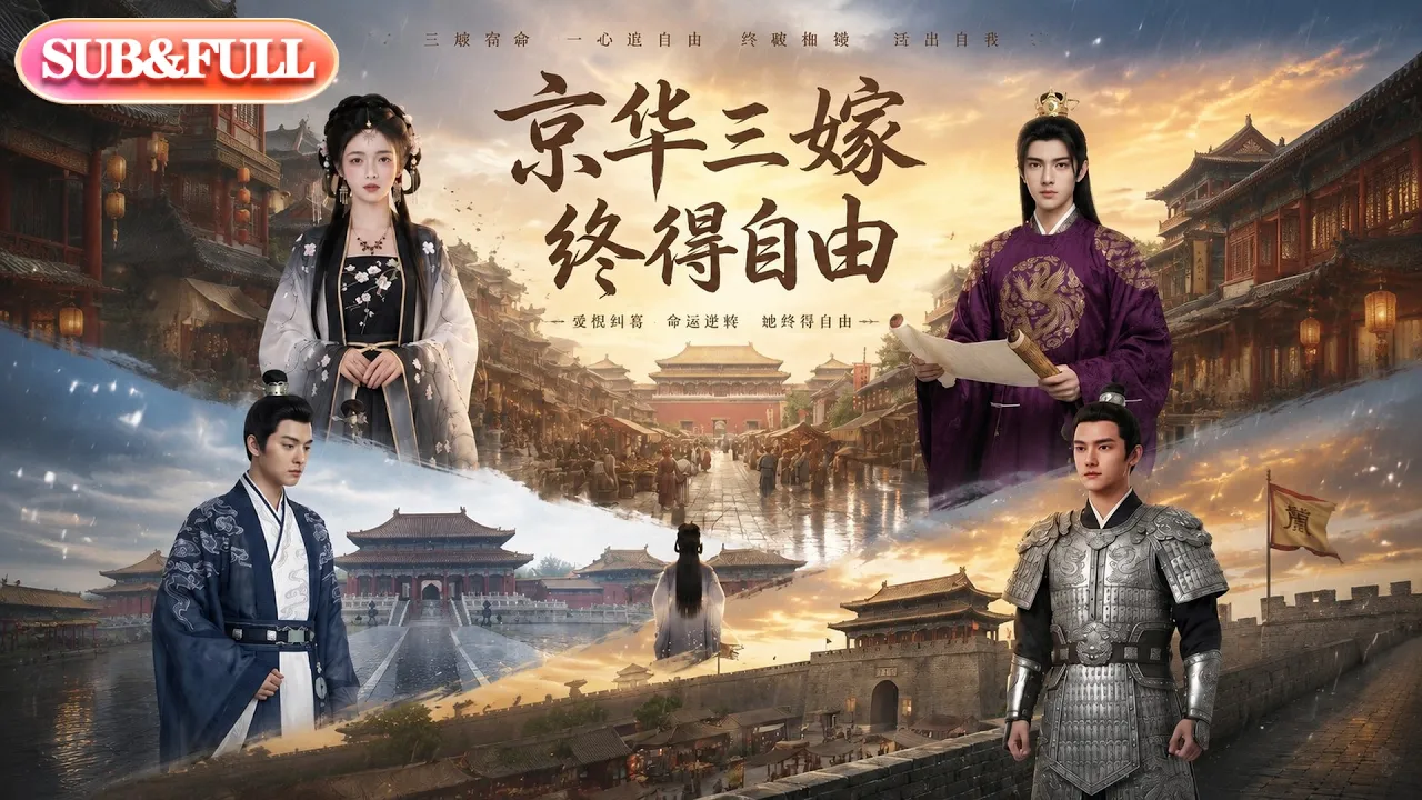 【全集FULL】《京华三嫁终得自由》| AI短剧 | ENG SUB #薄荷听书 #cdrama #latest #热门短剧 #都市 #重生 #逆袭 #现代 #甜宠 poster