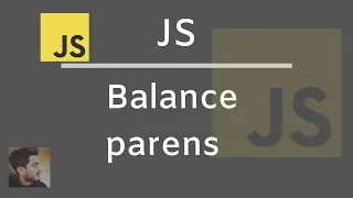 The Balanced Parenthesis Problem JavaScript solution using reduce helper method Alok Tripathi