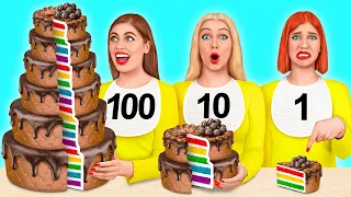 تحدي 100 طبقة من الطعام التحدي المجنون Multi DO Challenge 
