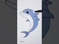 Cute Dolphin Coloring Page Sea Animal Coloring