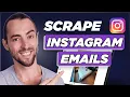 How To Scrape EMAILS From Instagram In 9 Minutes Seriously