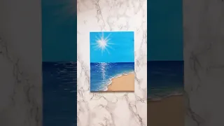 Sparkling Reflections Easy painting idea for beginners