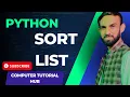 Python List Sort Function - With Program Exercise