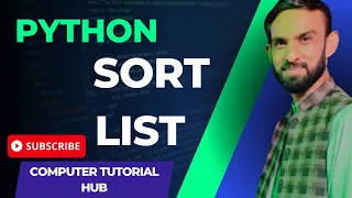 Python List Sort Function - With Program Exercise
