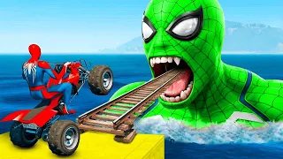 الرجل العنكبوت انقاذ باتمان Spider Man Rescue batman vs iron man vs venom funny Game GTA 5 super