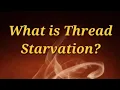 What is Thread Starvation Multithreading Concept javasip-official