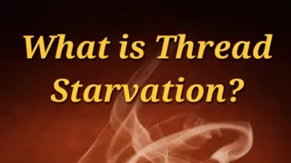What is Thread Starvation Multithreading Concept javasip-official
