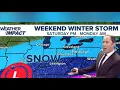What to expect from the winter storm this weekend