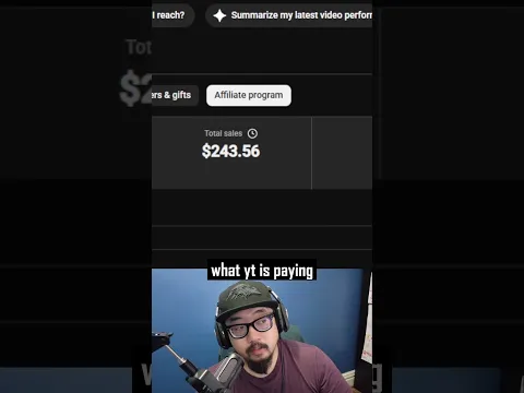 What does YouTube pay for affiliate marketing? #contentcreator