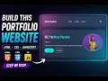 Build a Modern Portfolio Website with HTML CSS JavaScript Beginner Project