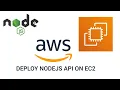 Deploy NodeJS API Server on AWS EC2 instance