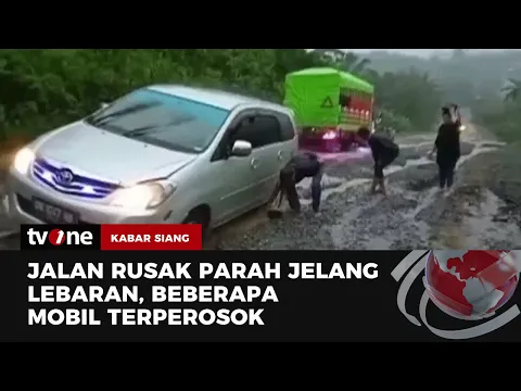 Jalan Trans Sulawesi di Kab.Mamuju Rusak Parah Menjelang Arus Mudik