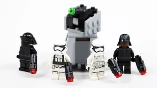 LEGO Star Wars First Order Battle Pack (Timelapse & Review) - Set 75132