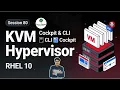 Session - 80 KVM Hypervisor on RHEL 10 Complete Guide with Cockpit CLI virt-install
