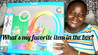 Bower Content Creator Studio Kit Review Green screen tutorial Unboxing set-up