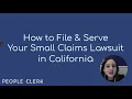 How to Sue in California Small Claims Court