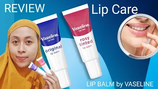review vaseline lip care original lip balm dan rosy tinted lip balm