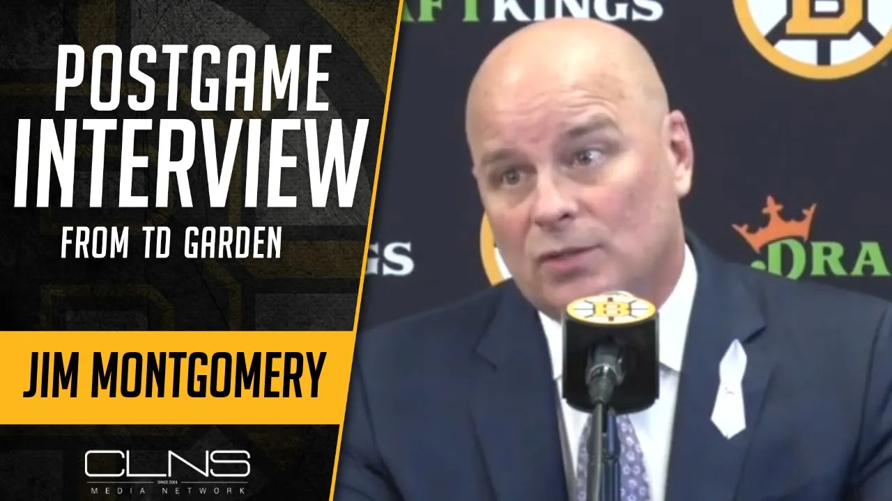 Jim Montgomery on BruinS RALLY  from 2-Goal deficit to Beat Panthers