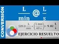 Convert Liters per minute to Liters per second to