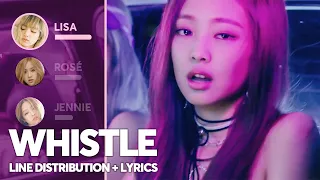 Download BLACKPINK - Whistle (Line Distribution + Lyrics Color Coded) PATREON REQUESTED MP3