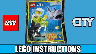 LEGO Instructions | LEGO CIty | 952019 | Diver and Shark (LEGO Magazine)