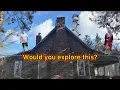 Hidden Abandoned Stone Outhouse Tower in the Pocono Mountains
