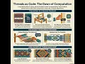 Threads as Code Weaving Recursion and the Dawn of Computation
