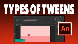 Learn Adobe Animate Tutorial 10 - Types of Tweens | Motion Tween | Classical Tween | Shape Tween